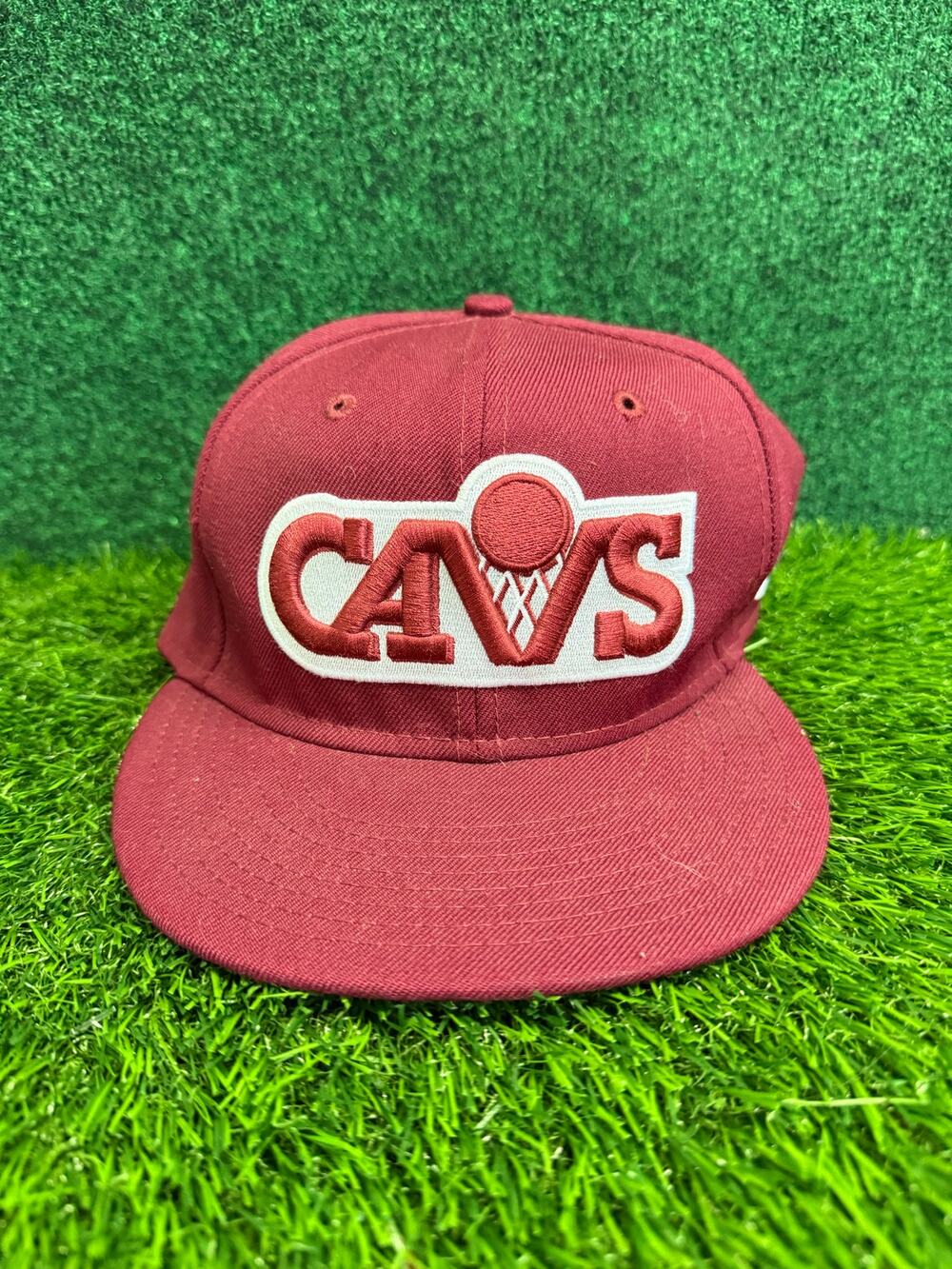 Cleveland Cavaliers NBA fitted hat size 7 1/2 Unisex Alternate Maroon